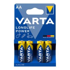 Pilha varta alcalina longlife power AA - LR06 (blíster 4 unid.) Ø14,5x50,5mm