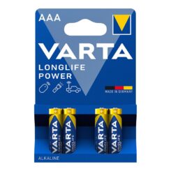 Pilha alcalina longlife power  AAA - LR03 (blíster 4 unid.) Ø10,5x44,5mm