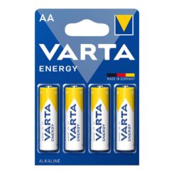 VARTA Bateria alcalina Energy AA - lr06 (blister 4 unidades) ø14,5 x 50,5 mm