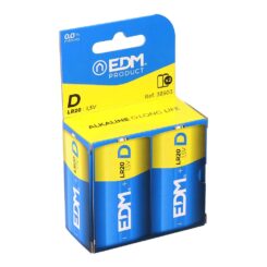 Pilha alcalina power life D - LR20 1,5V Ø34,2 x 61,5 mm, blister 2 UDS