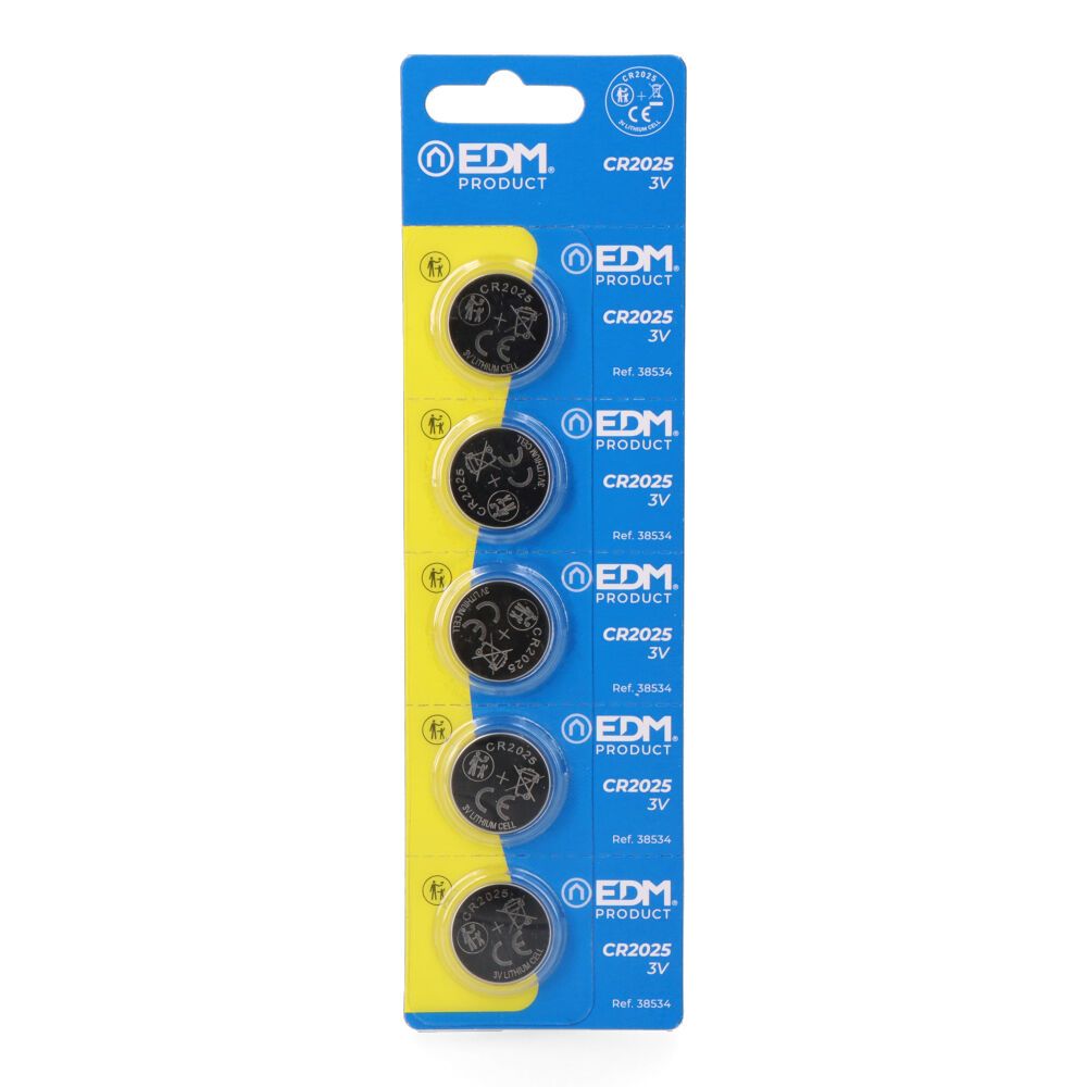Pilha lithium micro max-pro CR2025 3 V Ø20,0 x 2,5 mm blister 5 UDS