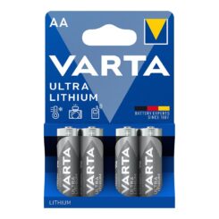 Pilha varta ultra lithium AA - LR06 (blíster 4 unid.) Ø14,5x50,5mm