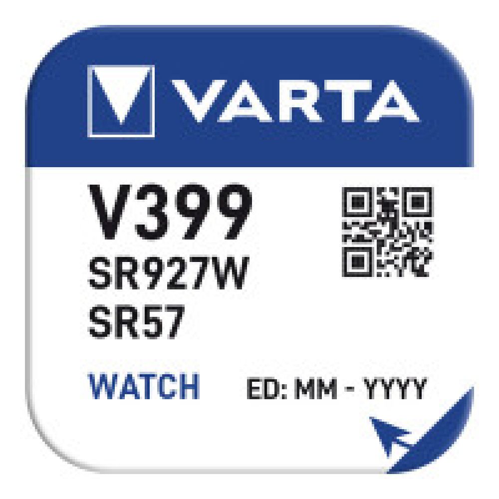 Pilha silver SR57 - V399 1,55 V Ø9,5 x 2,73 mm watch blister - Image 2