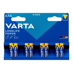 Pilha varta longlife power AAA - LR03 (blíster 8 unid.) Ø10,5x44,5mm