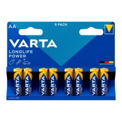 Pilha varta longlife power AA - LR06 (blíster 8 unid.) Ø14,5x50,5mm