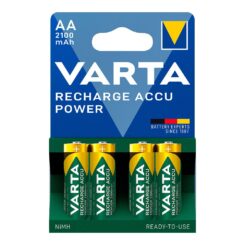 Pilha varta recarregável accu power AA - HR6 2100mA (blíster 4 unid.) Ø14,5x50,5mm