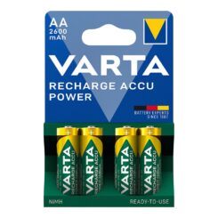 Pilha varta recarregável accu power AA - HR6 2600mA (blíster 4 unid.) Ø14,5x50,5mm