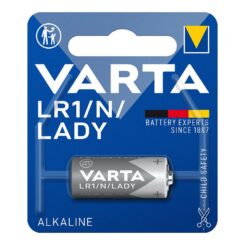 Pilha varta alcalina LR1 lady 1.5V (blíster 1 unid.) Ø12x30,2mm