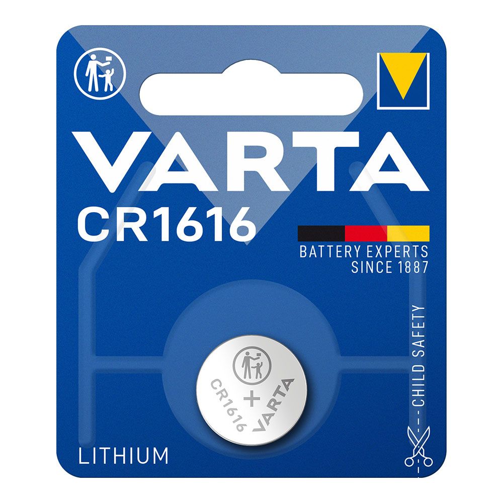 Pilha lithium micro CR1616 3 V Ø16,0 x 1,6 mm blister