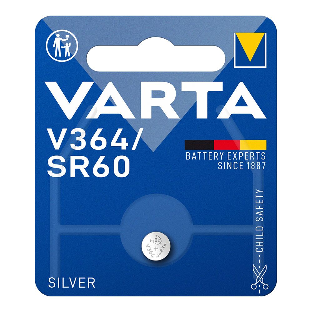 Pilha silver silver SR60 - V364 1,55 V Ø6,8 x 2,15 mm blister