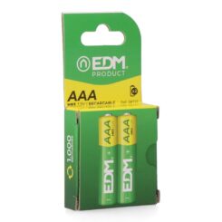 EDM Pilha Recarregável AAA Eco-Series - HR03 950mAh, Ø10,5 x 44,5 mm, 2 Unid.