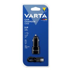Adaptador carregador varta para carro 2 USB 4,8A