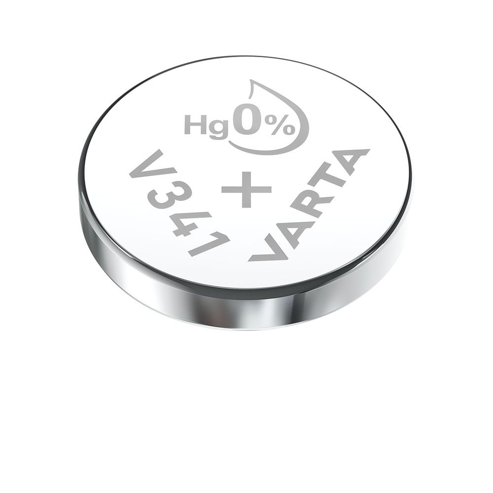 Micropilha de botão silver sr714sw - v341 1,55 V ø7,9 x 1,45 mm, watch, blister