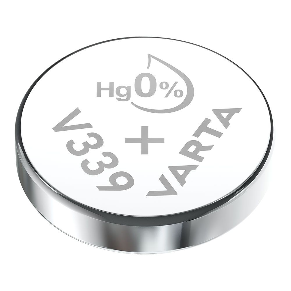 Micropilha de botão silver sr614sw - v339 1,55 V ø6,8 x 1,45 mm, watch, blister