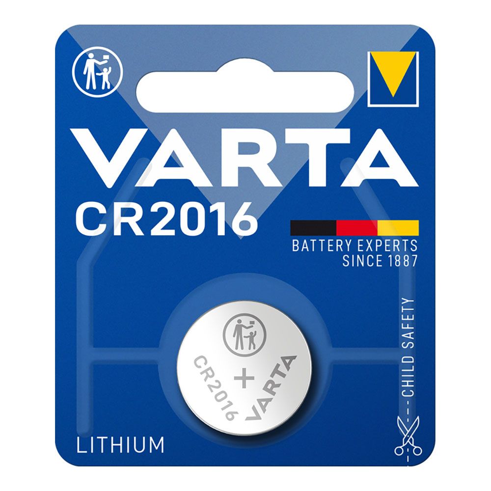 Pilha lithium micro CR2016 3 V Ø20,0 x 1,6 mm blister