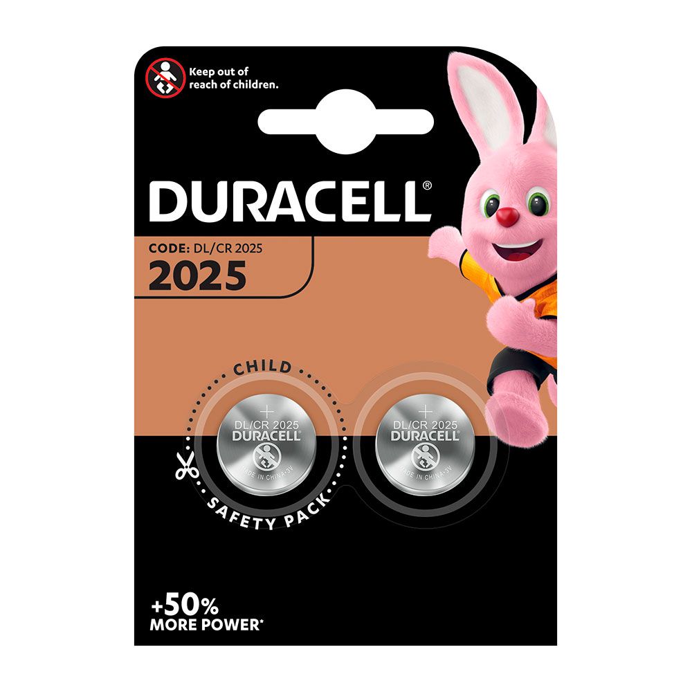 Pilha lithium micro CR2025 3 V Ø20,0 x 2,5 mm blister 2 UDS