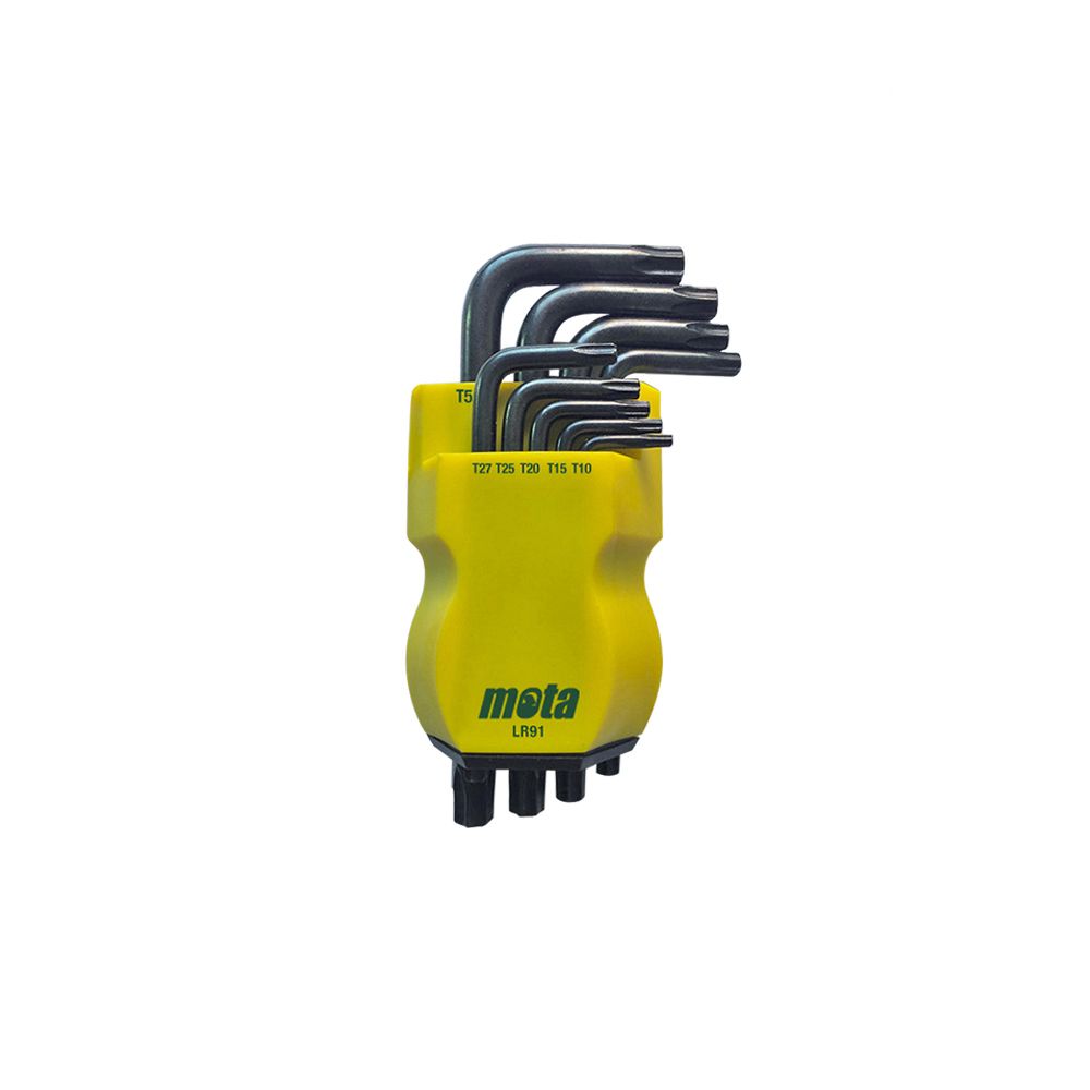 Jogo de chaves torx tamper curtas LR91 mota