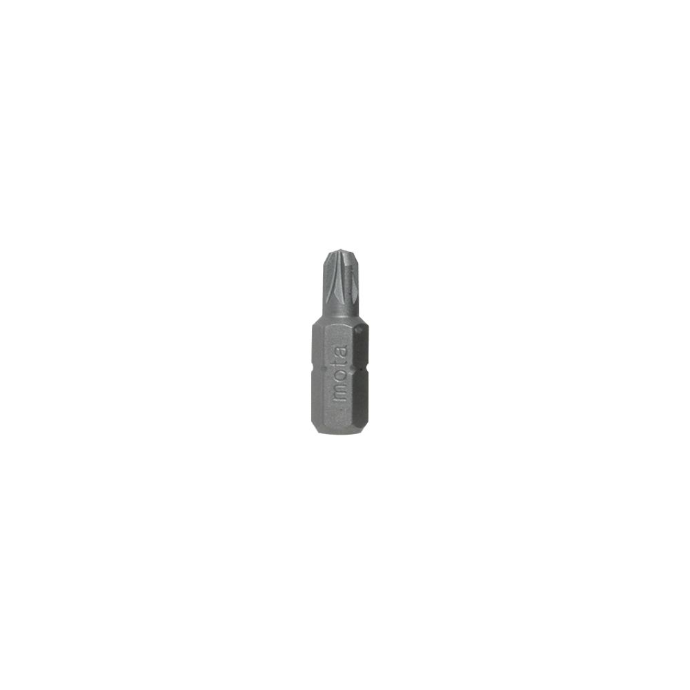 PONTAS POZIDRIVE PZ1 x 25 mm ¼ pol AÇO, 10 un