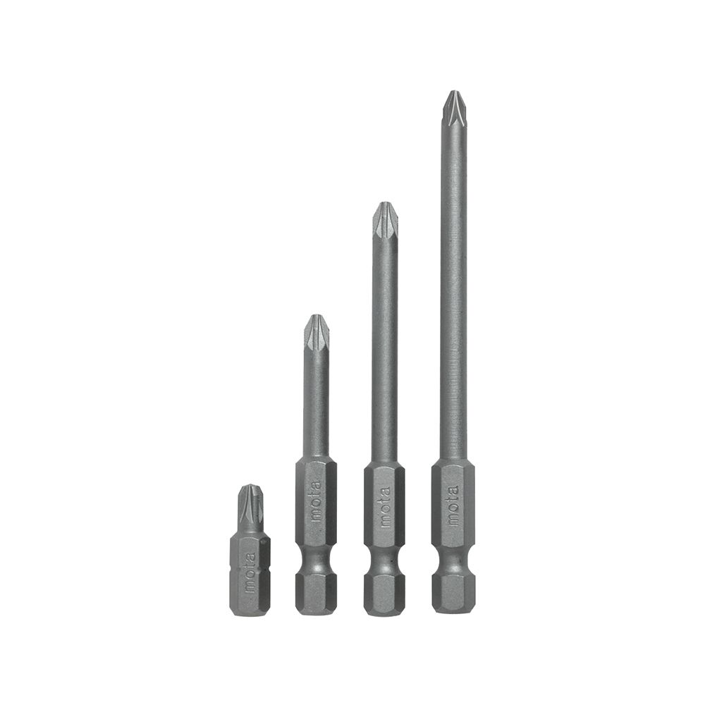 PONTAS POZIDRIVE PZ2 x 25 mm ¼ pol AÇO, 10 un - Image 2