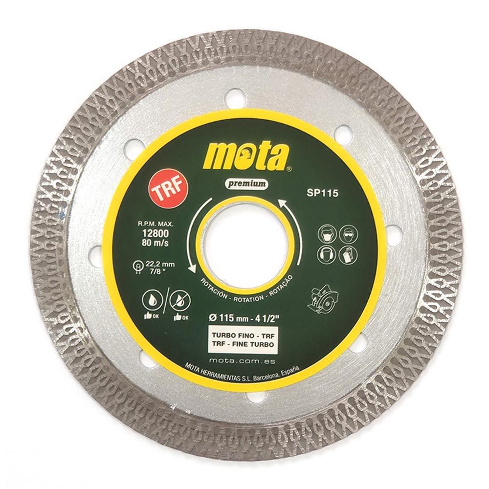 Disco diamante turbo fino TRF Ø115 mm