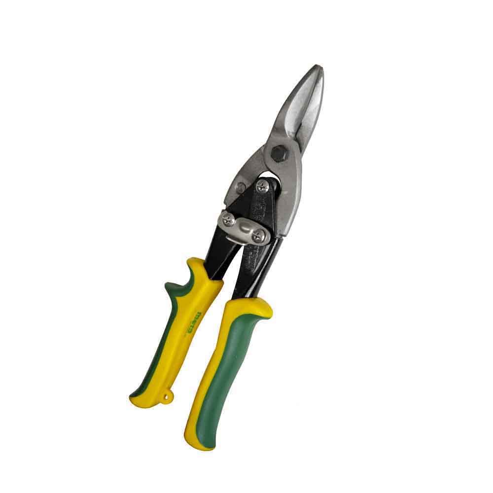 Tesoura forjada aviaçao (alicate corta chapa) corte reto 250 mm