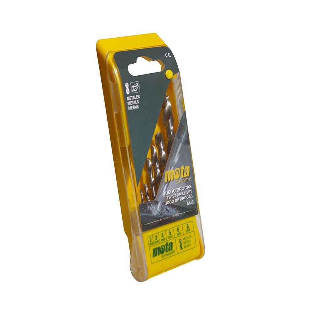 Brocas A.R para metal, Ø2,00 - Ø8,00 mm, conjunto de 6 peças