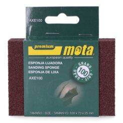 Esponja de lixagem de alumínio grão 100