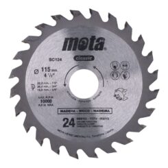 Serra circular widia Ø115 mm 24 dentes