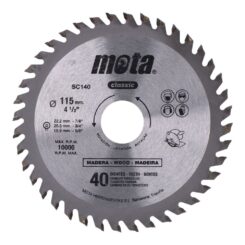 Serra circular widia Ø115 mm 40 dentes