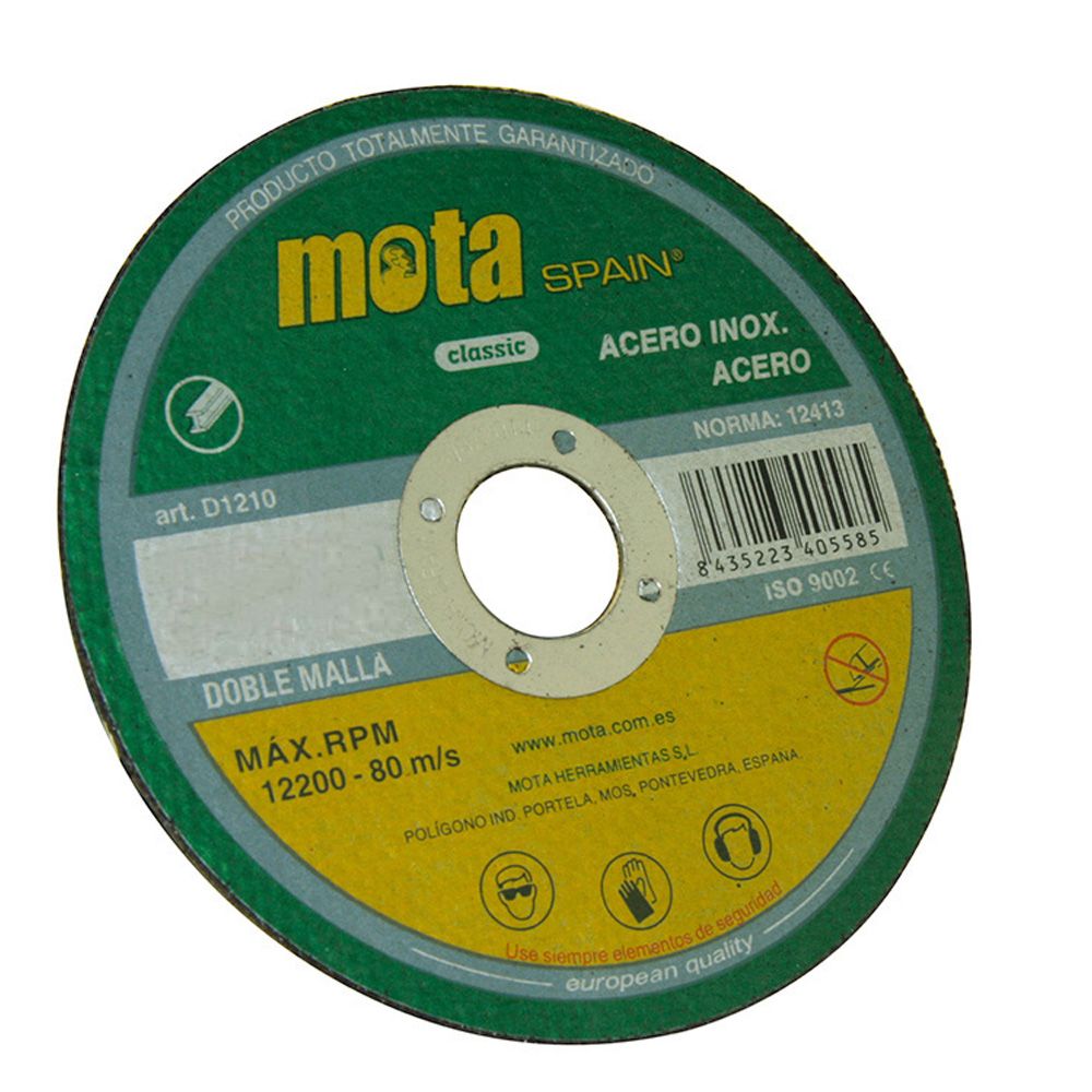 Disco corte aço INOX Ø115 x 1,6 x 22,23 mm