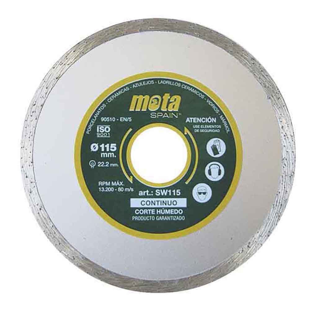 Disco diamante liso humido Ø115 mm CLP18