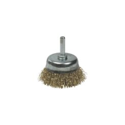Escova com espiga, aço ondulado Ø75 mm