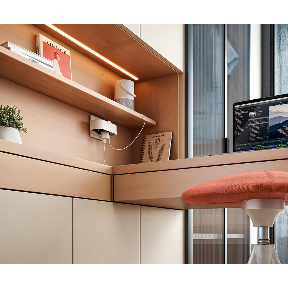 Adaptador giratório schuko 2 tomadas + USB A+C 30 W 16 a 250 v~ - Image 3