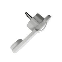 Ficha 2P+T tipo F extra plana 10/16A T/TL 4,8mm (retractilada) branca
