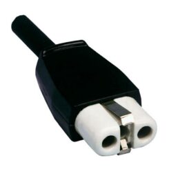 Base aérea bipolar de esteatita 16 a 250 v~ 40 x 75 x 21 mm