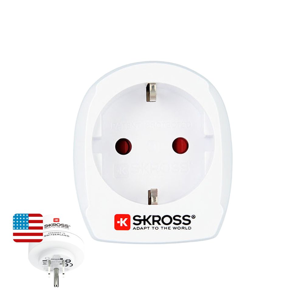 Adaptador europeu para os Estados Unidos skross 1500203-e