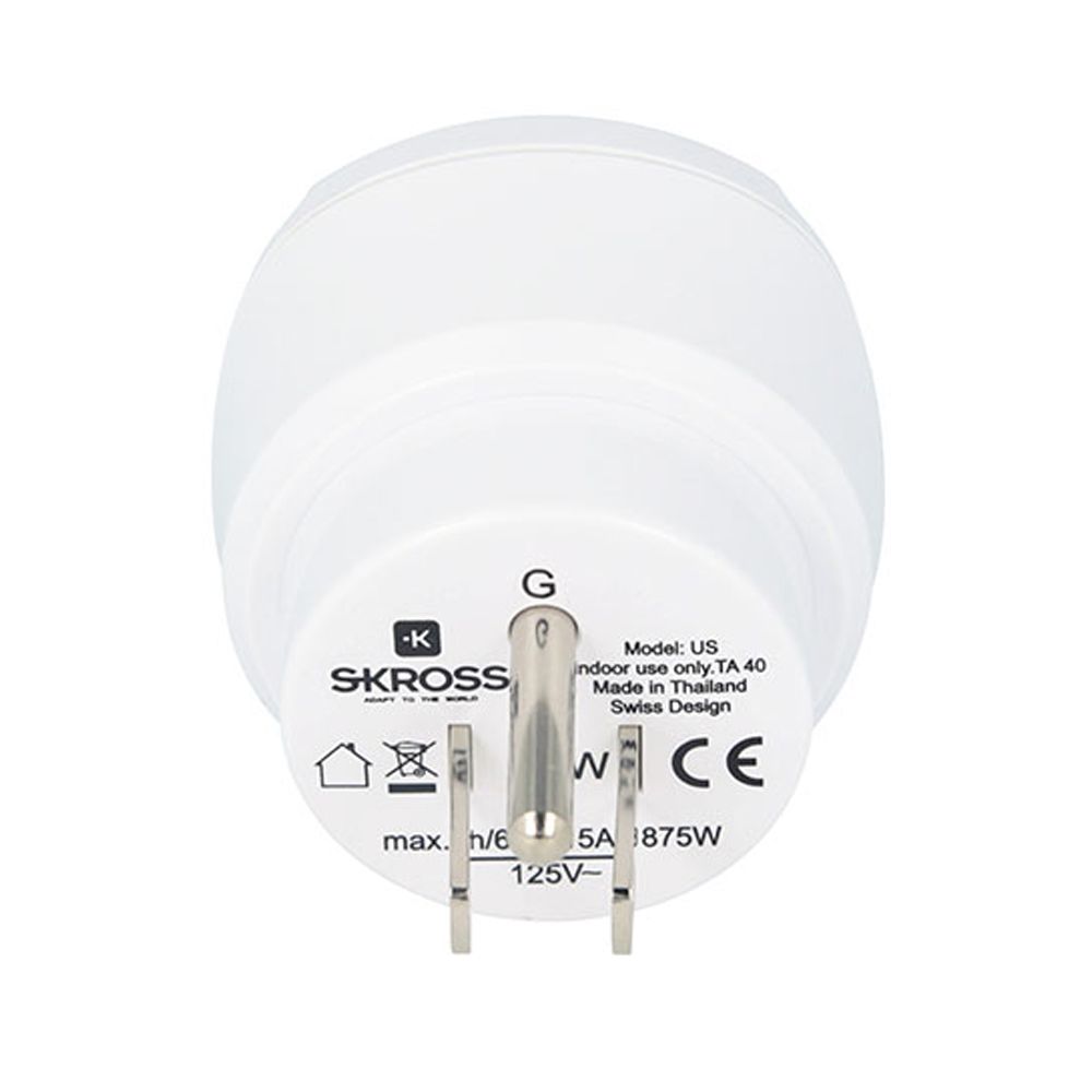 Adaptador europeu para os Estados Unidos skross 1500203-e - Image 3