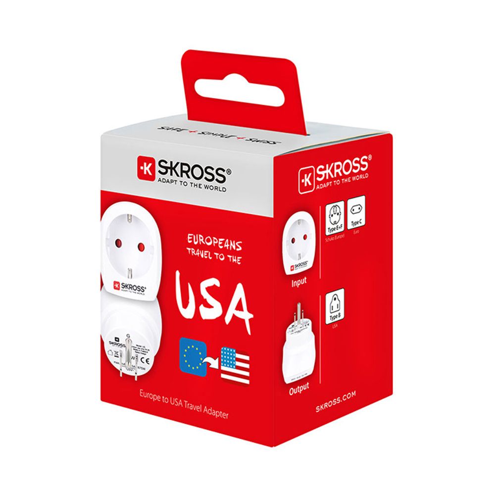 Adaptador europeu para os Estados Unidos skross 1500203-e - Image 4
