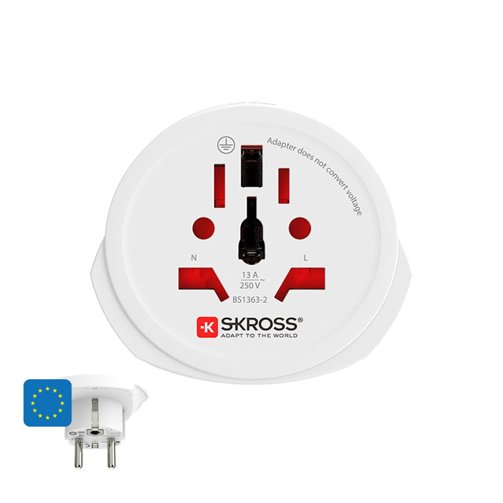 Adaptador mundo para Europa skross 1500211-e