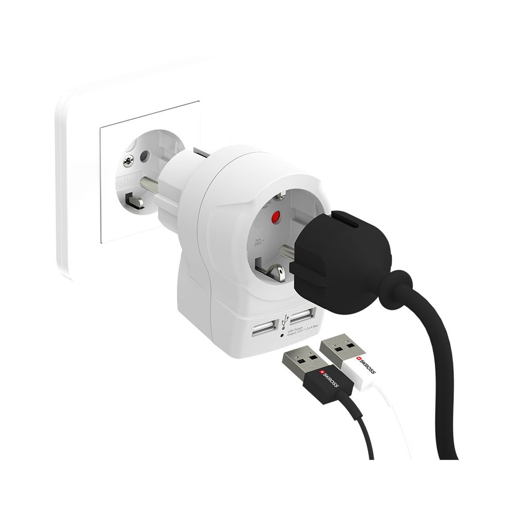 Adaptador europeo USB skross 1500282 - Image 2