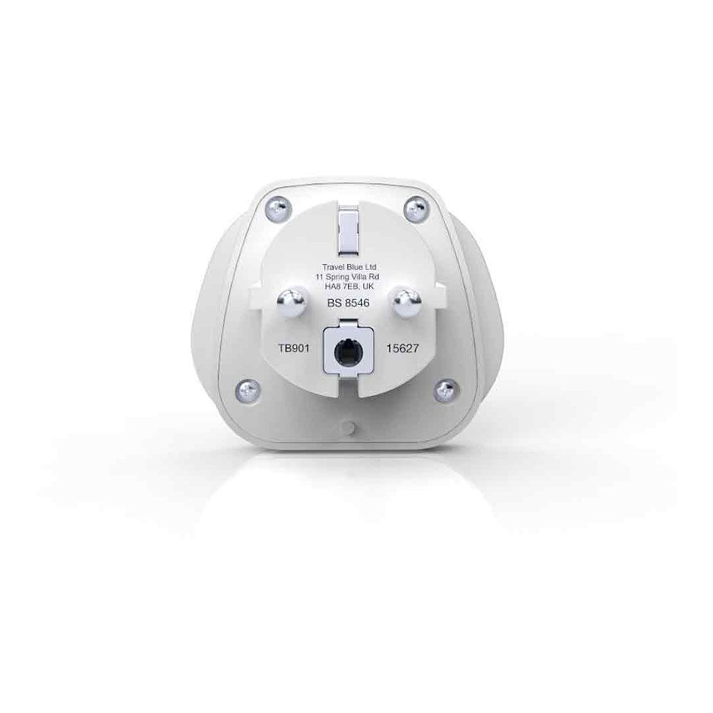Adaptador múltiplo de entrada mundial para tomada europeia, TB-901, travel blue - Image 2