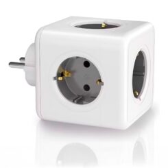 Ficha modular 5 tomadas schuko 2P+T 16 a 3680 W 250 v~ branco compatível com REF 40292, 40293
