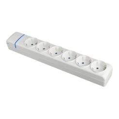Base múltipla com 6 tomadas 2p+e, 16 a 250 v, sem cabo
