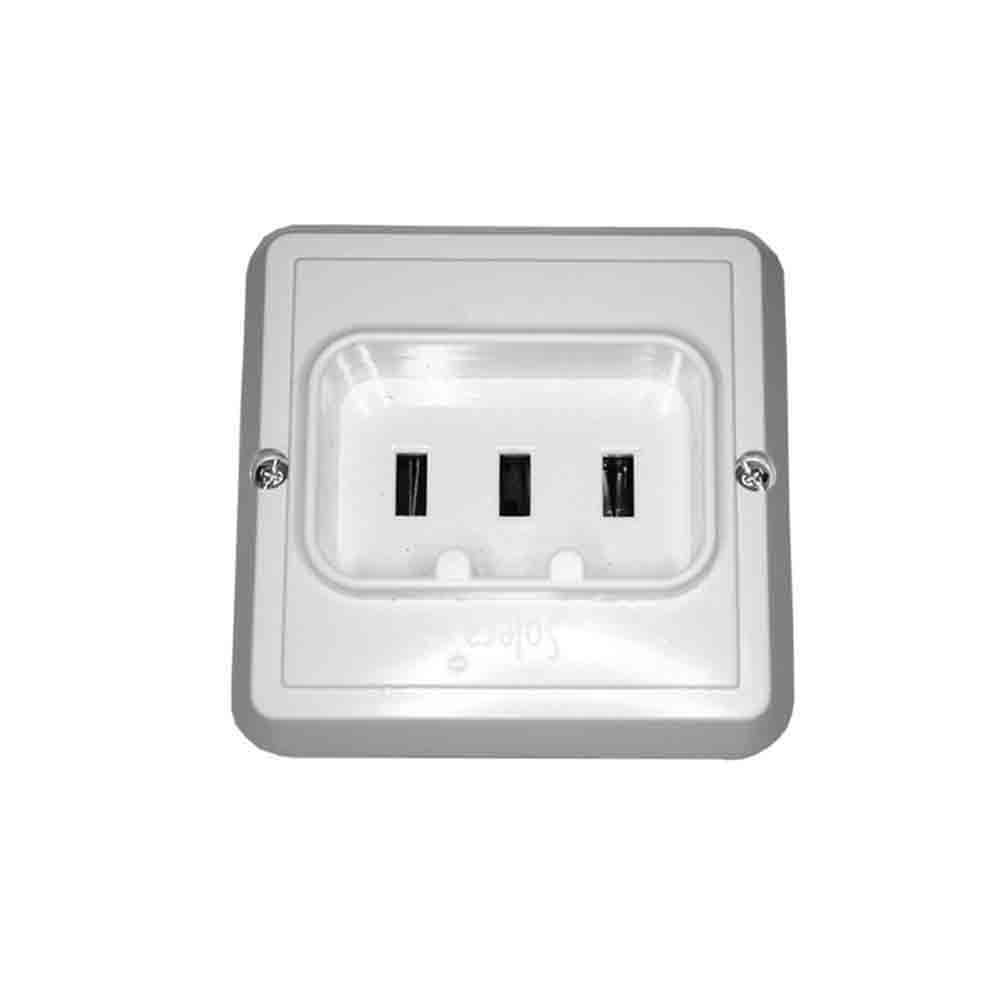 Tomada bipolar 25A para cozinha (retractilado) solera 6827