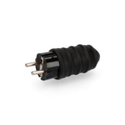 Ficha bipolar de borracha (CEE 7/7), IP44, 16A 250V