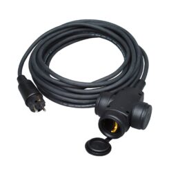 Prolongador aéreo bipolar H07RN-F 3G1.5mm² com ficha, 10m. kopp