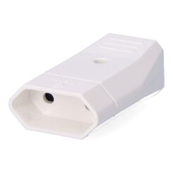 Base aérea reforçada branca 10 a 250 V 62 x 40 x 23 mm (embalado em película)