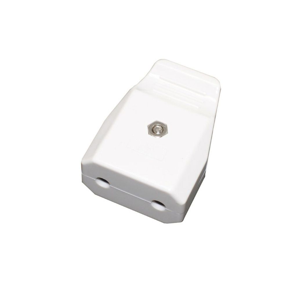 Base AR branca 10 a 250 V (embalado em película)