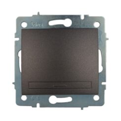 Interruptor de embutir sem moldura 10 AX 250 v~ grafite