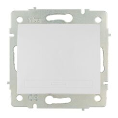 Interruptor/comutador 10AX 250V 83x81mm série europa solera ERP02QC